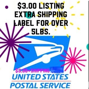 ⭐️🩷Extra‎ Shipping Label🩷⭐️Additional Shipping Label